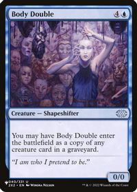 Body Double — The List Reprints