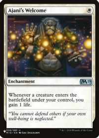 Ajani's Welcome — The List Reprints
