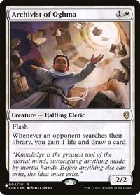 Archivist of Oghma — The List Reprints