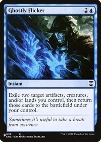 Ghostly Flicker — The List Reprints