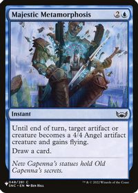 Majestic Metamorphosis — The List Reprints