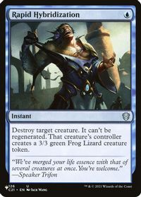 Rapid Hybridization — The List Reprints