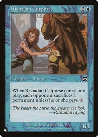 Rishadan Cutpurse — The List Reprints