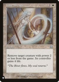 Last Breath — The List Reprints