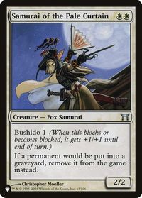 Samurai of the Pale Curtain — The List Reprints