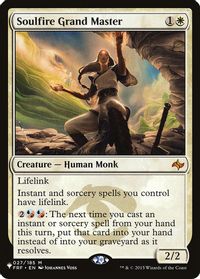Soulfire Grand Master — The List Reprints