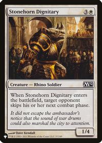 Stonehorn Dignitary — The List Reprints