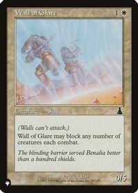 Wall of Glare — The List Reprints