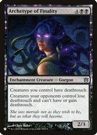 Archetype of Finality — The List Reprints