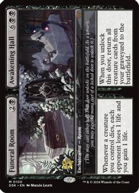 Funeral Room // Awakening Hall — Prerelease Cards