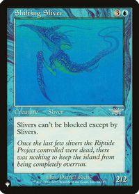 Shifting Sliver — The List Reprints