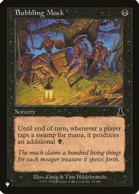 Bubbling Muck — The List Reprints