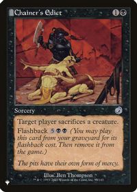 Chainer's Edict — The List Reprints