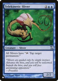 Telekinetic Sliver — The List Reprints