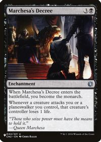 Marchesa's Decree — The List Reprints