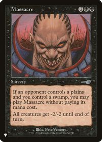 Massacre — The List Reprints