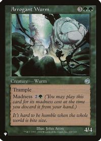 Arrogant Wurm — The List Reprints