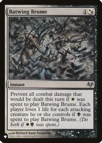 Batwing Brume — The List Reprints