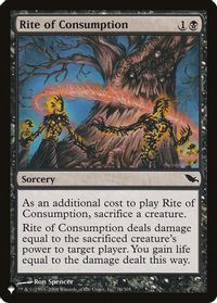 Rite of Consumption — The List Reprints