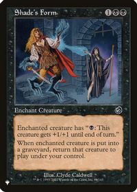 Shade's Form — The List Reprints