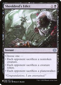 Sheoldred's Edict — The List Reprints