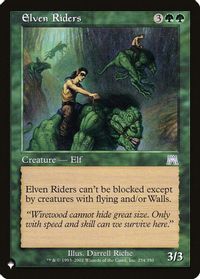 Elven Riders — The List Reprints