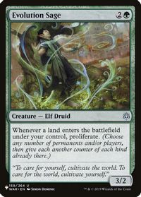 Evolution Sage — The List Reprints