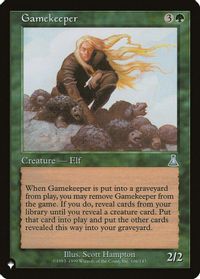 Gamekeeper — The List Reprints