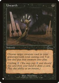 Unearth — The List Reprints