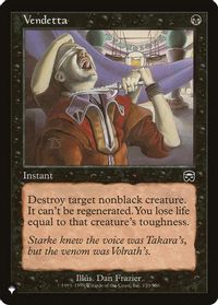 Vendetta — The List Reprints