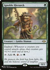 Ignoble Hierarch — The List Reprints