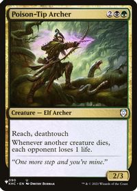 Poison-Tip Archer — The List Reprints