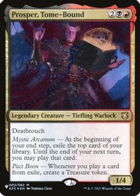 Prosper, Tome-Bound — The List Reprints