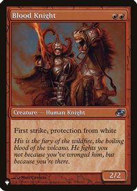 Blood Knight — The List Reprints