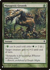 Mutagenic Growth — The List Reprints