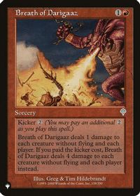 Breath of Darigaaz — The List Reprints