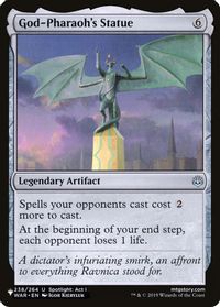 God-Pharaoh's Statue — The List Reprints