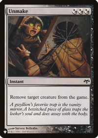 Unmake — The List Reprints