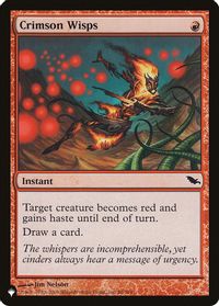Crimson Wisps (SHM) — The List Reprints