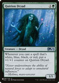 Quirion Dryad — The List Reprints