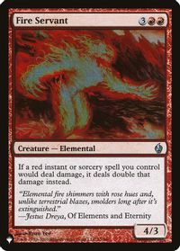 Fire Servant — The List Reprints