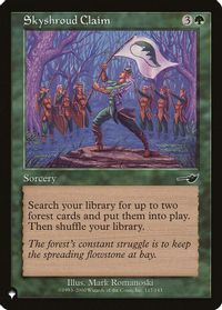 Skyshroud Claim — The List Reprints