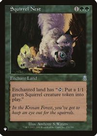 Squirrel Nest — The List Reprints