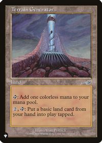 Terrain Generator — The List Reprints