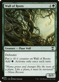 Wall of Roots — The List Reprints