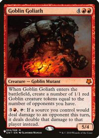 Goblin Goliath — The List Reprints
