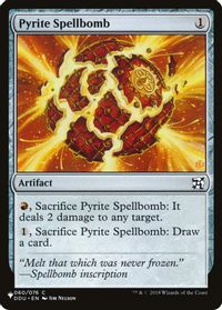 Pyrite Spellbomb — The List Reprints