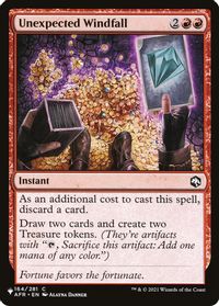 Unexpected Windfall — The List Reprints