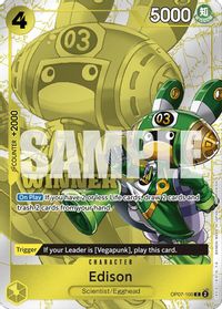 Edison (Winner Pack 2024 Oct.-Dec.) — One Piece Promotion Cards