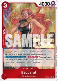 Baccarat (Judge Pack Vol. 4) — One Piece Promotion Cards